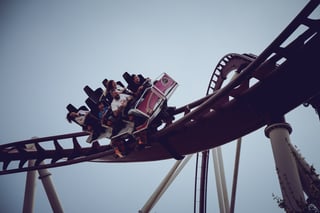 work-life balance roller coaster